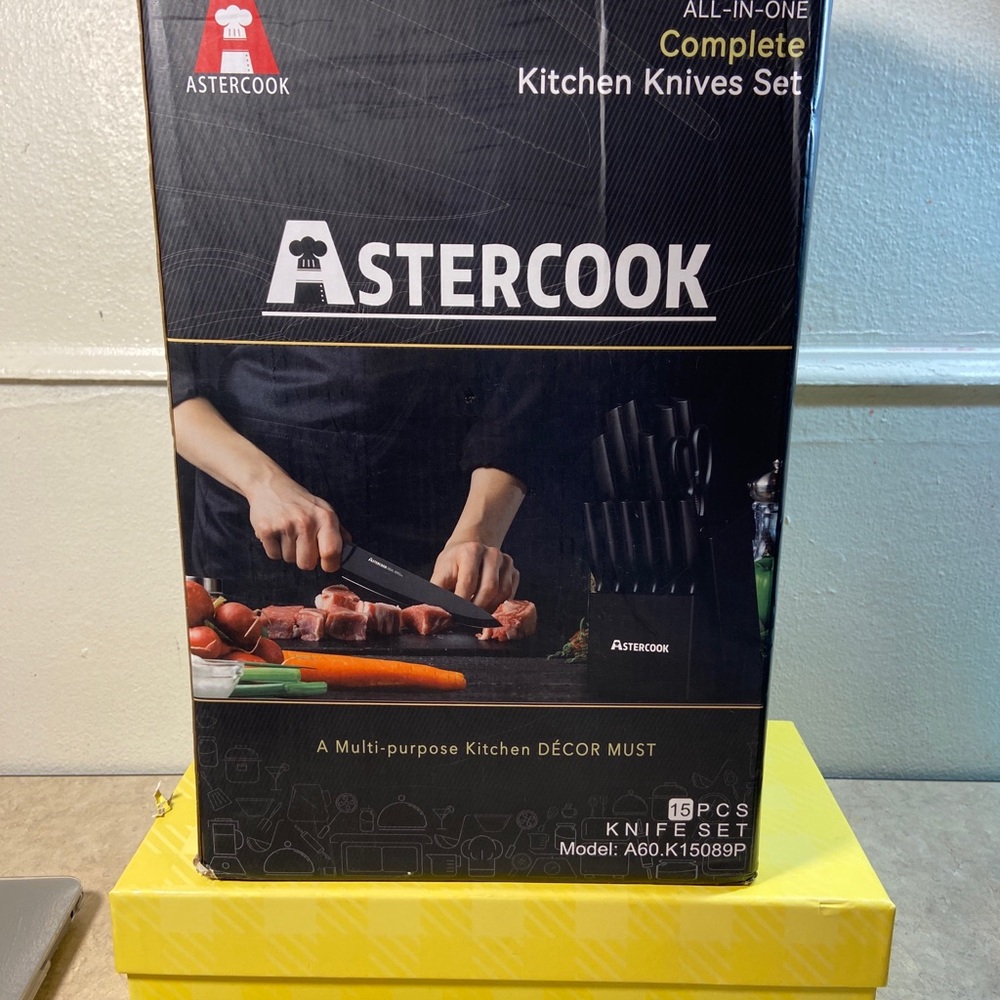 Astercook Kitchen knife set - 15 Piece Set